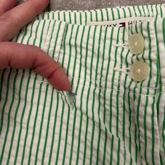 TOMMY HILFIGER Women’s Striped Seersucker Fitted Blazer size M - Picture 13 of 14